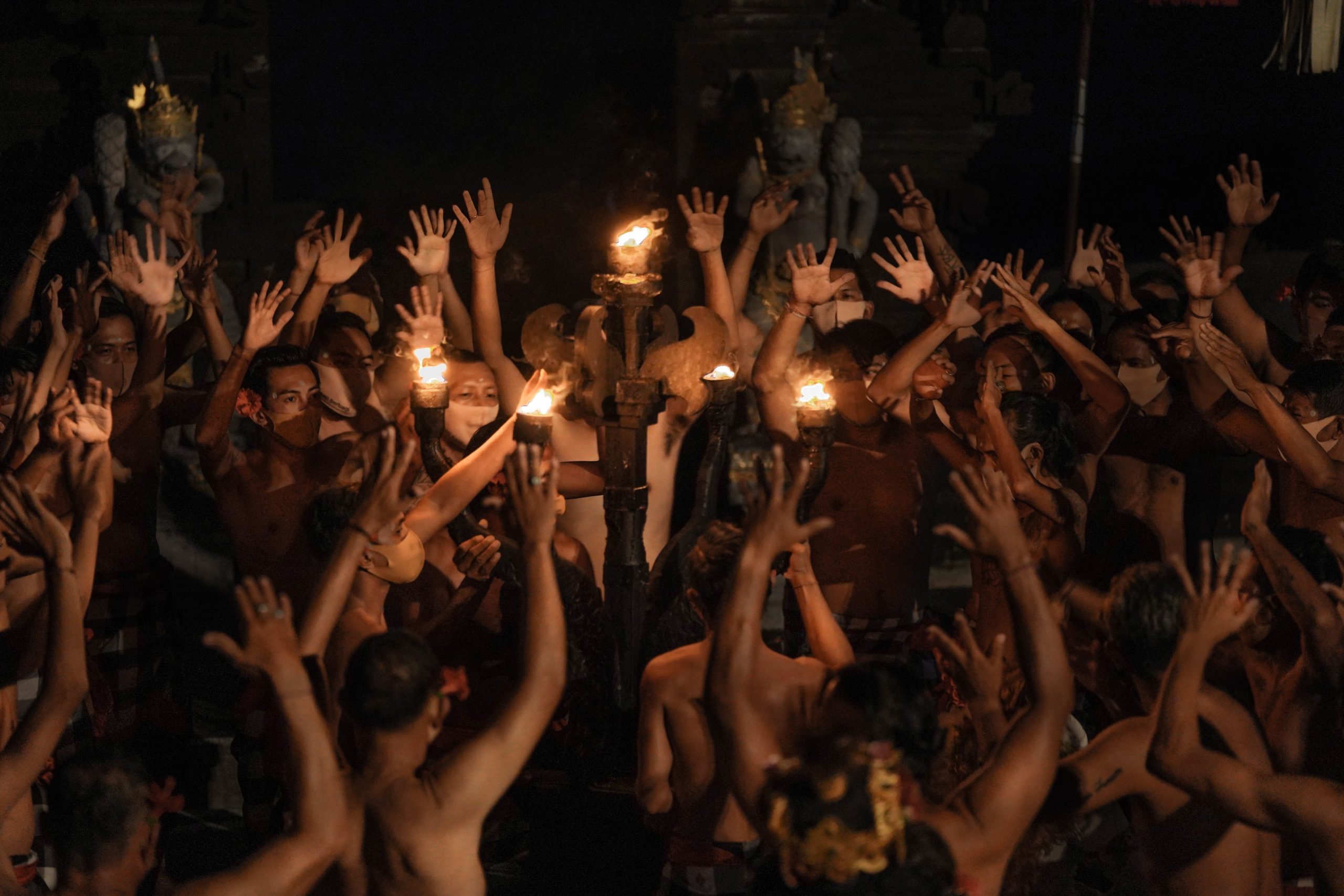 Ubud at night